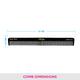 Vega Longitudinal General Grooming Hair Comb for Men and Women, Black (VC2HMBC-112) 2's - Hair Combs
