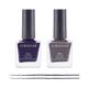 Colorsoul Bliss Vegan Nail Enamel, Indigo Wine, Grey Crest, B09, B23 (Pack of 2 x 8 ml) 1's - Nail Polish
