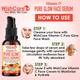 WishCare Vitamin C+ Pure Glow Face Serum - With Hyaluronic Acid Retinol Niacinamide Oranges Berries & Turmeric 30 ml - Face Serum