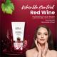 Globus Naturals Red Wine Hydrating Face Wash, Enriched with Rosemary & Honey, Wrinkle Control formula 75 gm - Face Wash & Cleansers