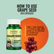 Morpheme Remedies Grape Seed 500 mg Veg Capsule 60's - Herbal Dietary Supplement