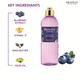 The Love Co. Luxury Blueberry Pancake Body Wash - Bath & Shower Gel for Men & Women - All Skin Types - 100% Vegan 250 ml - Shower Gels & Body Wash
