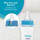 Vega Baby & Mom Tritan Feeding Bottle Regular Neck - Blue 150ml - Feeding & Nursing