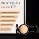 Lakme Xtraordin-airy Compact, 2 In 1 Compact + Foundation, Lightweight, SPF17, 06 Almond Honey, 9 gm - Compact Powder