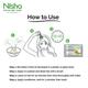 Nisha Creme Hair Color - 3.0 Dark Brown 60 gm - Crème