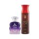 Maryaj Lilas EDP Citrus Floral Perfume And Ajmal Sacred Love Deodorant Floral Musky Fragrance 300 ml - Women Perfumes (Edt/Edp)