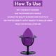 Jaquline USA 3D Blender Purple 30 gm - Sponges & Applicators