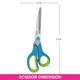 Vega General Cutting Scissor (LCS - 01) 101 gm - Manicure & Pedicure Kits