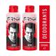 Frsh Dedorant Body Spray - Hero-Pack Of 2 400 ml - Men Deodorants/Roll-Ons