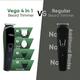 Vega Trimmer Men with Design and T Blade (VHTH-35) - Black 275 gm - Trimmers