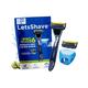 LetsShave Pro 6 Maxxx world 1st 6 blade razor for men, Precision Back Blade Razor Handle, Men - Razors & Cartridges