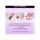 Faces Canada Ultime Pro Splash Instant Manicure - Mulberry , Press On Nail Extensions - 16 Pcs 1's - Nail Art