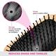 Bronson Professional Paddle Hair Brush Wooden with Strong & Fflexible Nylon Bristles 12's - Hair Brushes