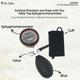 Dr. Odin Aneroid Sphygmomanometer Palm Type (OAS-104) 1's - Health Monitors And Equipment