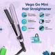 Vega Go Mini Hair Straightener for Women with Quick Heat Up, Best for Travelling (VHSH-40) 340 gm - Straighteners