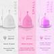 Pee Safe Reusable Menstrual Cup with Medical Grade Silcone for Women - Extra Small 1's - Menstrual Cups