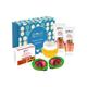 Globus Naturals Kesar Chandan Diwali Glow Gift Box, Face Wash 75gm, Peel Off Mask 100gm, Face Gel 100gm, Saffron and Sandalwood Soap 100gm 1's - Makeup Kits & Sets