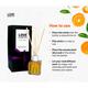 Love Earth Premium Mandarin Tangerine Reed Diffuser with Tangerine Essential Oil 30 ml - Air Fresheners