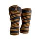 Tynor Weight Lifting Knee Wrap - Black & Orange (Pack of 2) - Knee/Ankle/Leg/Foot Supports