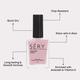 SERY Colorflirt Nail Paint- Marshmellow 10 gm - Nail Polish