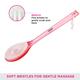 Vega New Luxury Bristle Bath Brush for Gentle Body Massage, Pink (BA-1/3) 170 gm - Body Scrubbers & Brushes