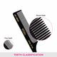 Vega Tail Hair Comb with Steel Pin for Women, Black, (VC2HMBC-305) 2's - Hair Combs