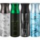 Ajmal Shadow Homme & Sacrificeiihim & Carbon & Avid Deodorant Spray- For Men (Pack Of 4) 200 ml - Men Perfumes (Edt/Edp)
