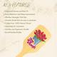 Allure Personalised Paddle Hair Brush Bouquet Print 1's - Hair Brushes