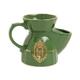 Truefitt and Hill Handcrafted Green Shaving Mug Signature Product of Truefitt and Hill Essential Grooming Collection For Men 1's - Pre & Post Shaves
