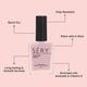 SERY Colorflirt Nail Paint - Butter-Fly 10 gm - Nail Polish