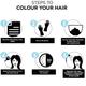BBlunt Salon Secret High Shine creme Hair Colour Chocolate Dark Brown (50gm+50ml+8ml) 1's - Crème