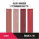 Half N Half Velvet Mousse Eyeshadow Palette, Multicolor - 06 3.2 gm - Eye Shadow Palettes