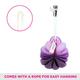 Vega Flower Body Bath Sponge Loofah for Men and Women (BA-3/6), Purple 67 gm - Loofahs & Sponges
