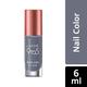 Lakme 9To5 Primer + Gloss Nail Colour Clay Grey 6 Ml - Nail Polish