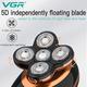 VGR V-316 Trimmer 50 min Runtime 3 Length Settings (Black) 1's - Trimmers