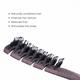 Tash Hair Slick - Portable Detangling Boar Bristle Hair Brush For Wet, Dry, Curly and Straight Hair Copper 60 gm - Hair Brushes