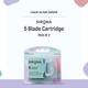 Sirona 5 Blade Cartridge Hair Removal Razor Refills for Women - Pack of 2 1's - Razors & Cartridges