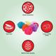 Bronson Professional Mini Bath Sponge Loofah for Deep cleansing and dead skin removal 1's - Loofahs & Sponges