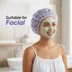 Vega Premium Shower Cap For Women, Waterproof Reusable Bath Cap, Set Of 2 (Sc-02) - Shower Cap