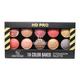 Half N Half HD Pro 10 Colour Baked Eyeshadow Palette, Multicolour - 03 18 gm - Eye Shadow Palettes