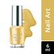 Lakme Color Crush Nailart M12 Gold 6 Ml - Nail Polish