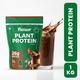 Fast&Up Plant Protein Powder - Rich Chocolate Flavour 1 Kg - Protein Drink
