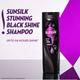 Sunsilk Stunning Black Shine Shampoo with A mla + Oil, Pearl Protein & Vitamin E 1000 ml - Shampoos