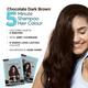 BBlunt Chocolate Dark Brown 5 Minute Shampoo Hair Colour for 100percent Grey Coverage 20ml each 5's - Shampoos