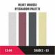 Half N Half Velvet Mousse Eyeshadow Palette, Multicolor - 03 3.2 gm - Eye Shadow Palettes