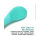 Alan Truman Dt03 Detangling Brush Green 1's - Hair Brushes