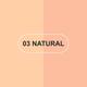 Matt Look Oil Free Concealer Flawless Foundation -03 Natural (35ml+8gm) - Foundation