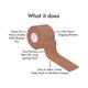 House of Beauty Breast Tape(Medium Dark) 2 Inch 74 gm - Others