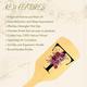 Allure Personalised Paddle Hair Brush Letter T 1's - Hair Brushes