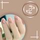 Nails On Board Handmade Press On Gel Nails- Chocolate Nude Medium 50 gm - Nail Care